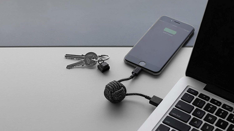 The braided cable knot of the Native Union Key Cable isn’t really pocket friendly, but if you keep your keys in a purse, it should make this cable easy to find and grab.